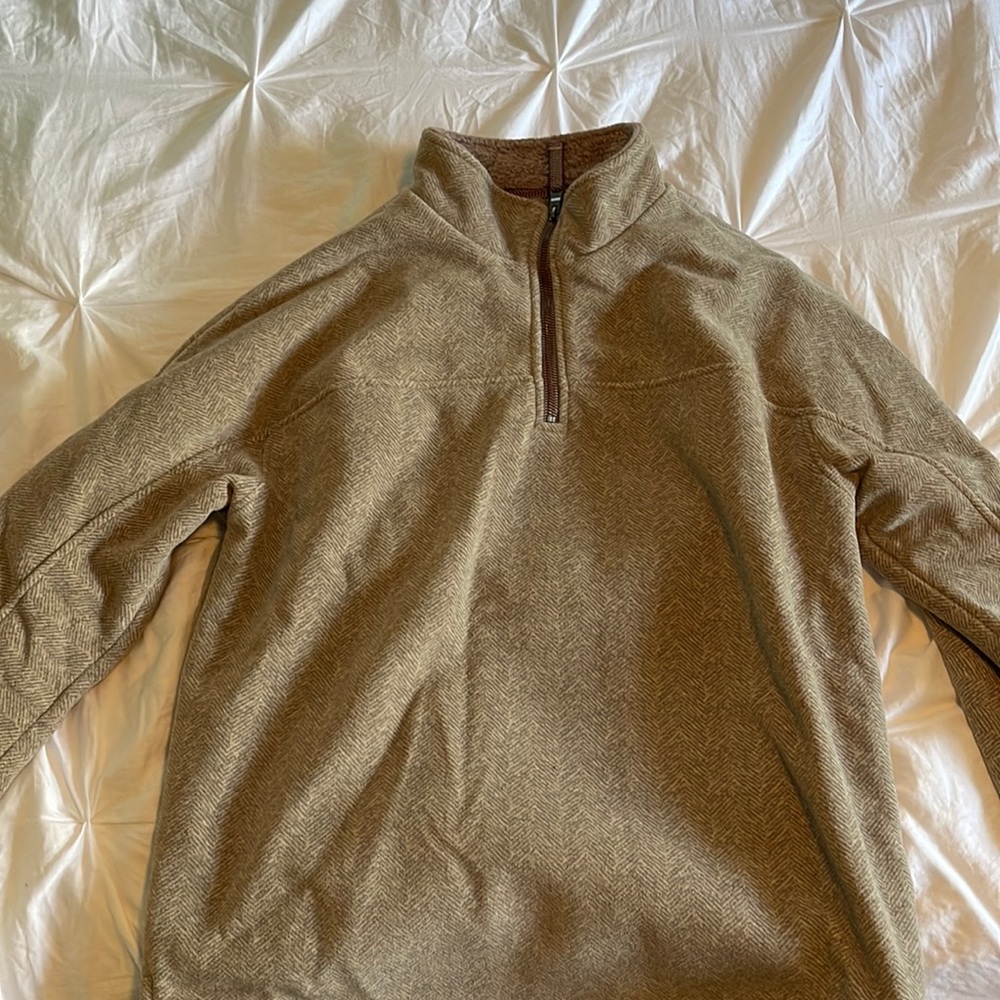 Mens true grit fleece lined pullover